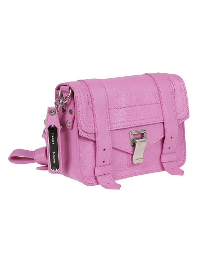 Shop Proenza Schouler Mini Ps1 Crossbody Bag In Lilac