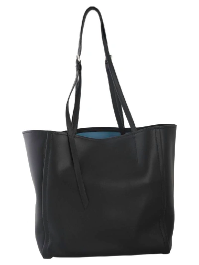 Shop Prada Tote In Nero/astrale