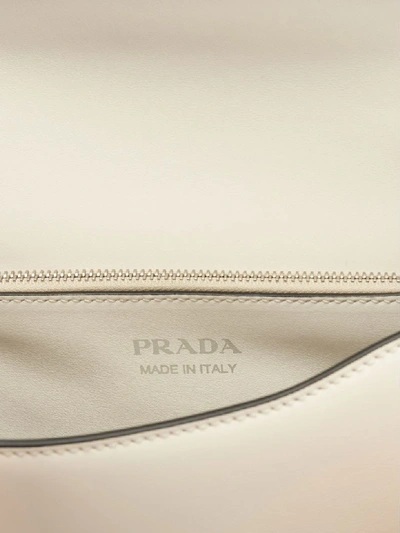 Shop Prada Electra Bag In White