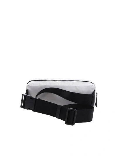 Shop Versace Logo Print Belt Bag In White