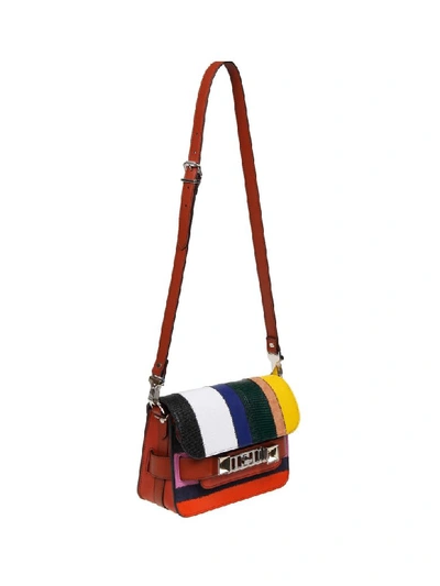 Shop Proenza Schouler Ps11 Shoulder Bag Mini Multicolored Leather