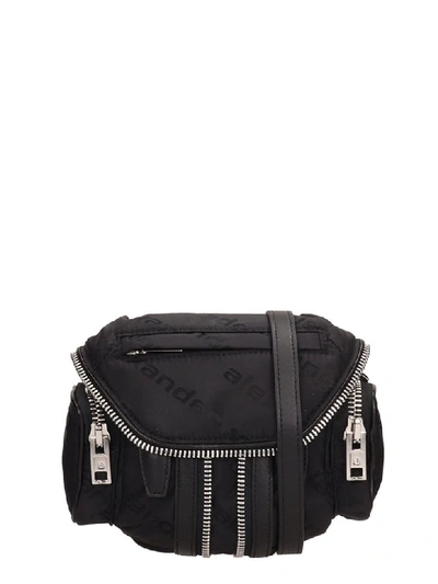 Shop Alexander Wang Black Nylon Micro Marti Handbag