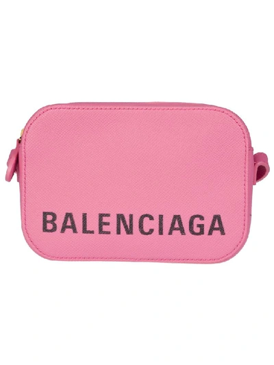 Shop Balenciaga Souvenir Shoulder Bag In Pink