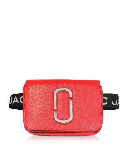Shop Marc Jacobs Fluorescent Hip Shot Bag In Hot Pink