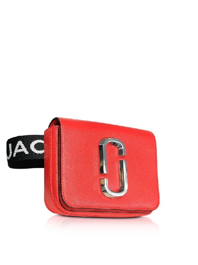 Shop Marc Jacobs Fluorescent Hip Shot Bag In Hot Pink