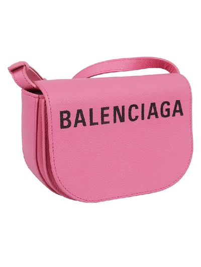 Shop Balenciaga Extra Small Day Shoulder Bag In Basic