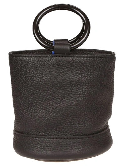 Shop Simon Miller Bonsai Bucket Bag In Black Tonal