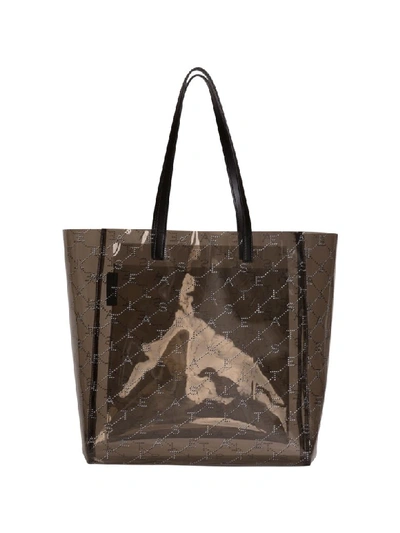 Shop Stella Mccartney Monogram Tote Bag In Grigio