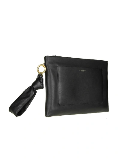 Tory Burch Beau Pouch In Black Leather | ModeSens