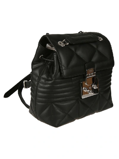 Shop Furla Fortuna Backpack In Black