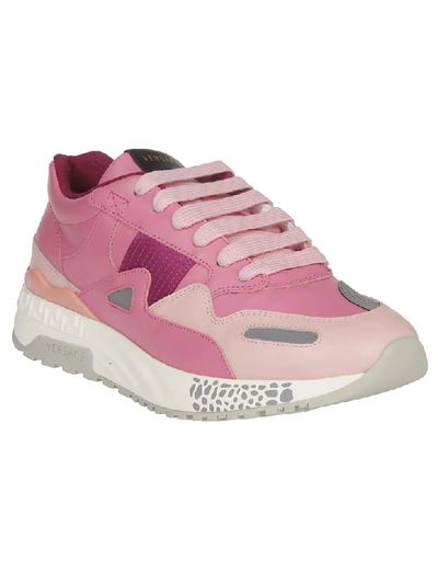 Shop Versace Classic Sneakers In Pink