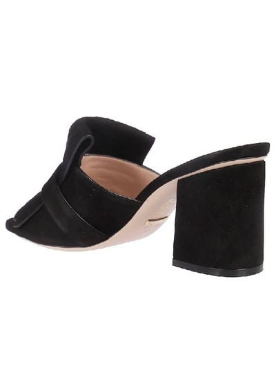 Shop Gucci Mid Heel Sandals In Black