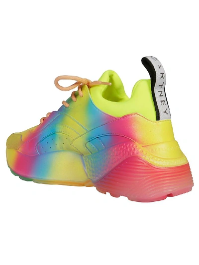 Shop Stella Mccartney Rainbow Eclypse Sneakers In Multicolor