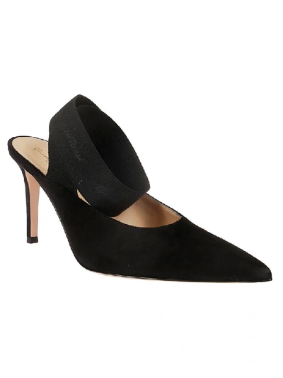 Shop Gianvito Rossi Slingback Pumps In Black