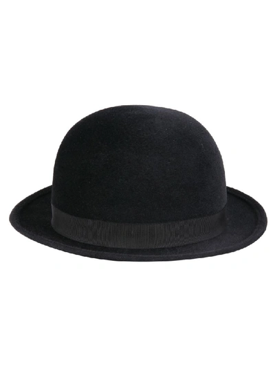 Shop Anthony Peto Bowler Lapin Fur Felt Hat In Black