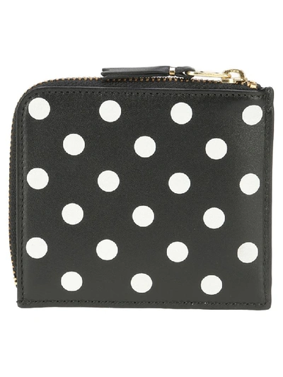 Shop Comme Des Garçons Comme Des Garcons Wallet  Dot Zip Wallet In Black