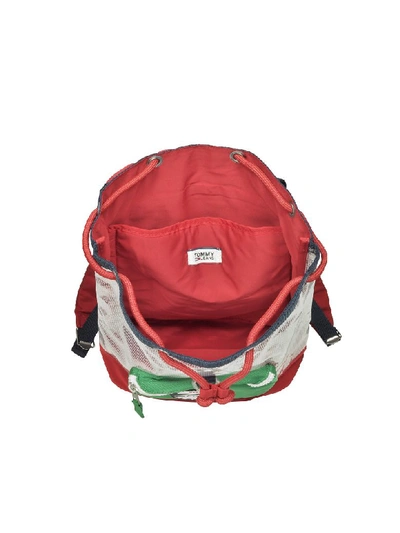 Shop Tommy Hilfiger The Heritage Red Nylon Backpack