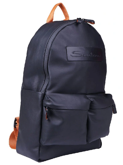 Shop Santoni Easy Bahia Backpack In N01
