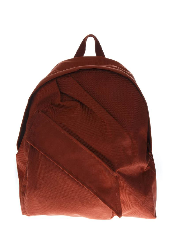 eastpak orange backpack