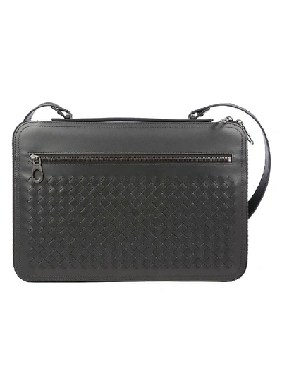 Shop Bottega Veneta Document Holder In Nero