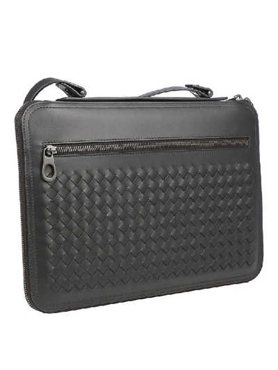 Shop Bottega Veneta Document Holder In Nero