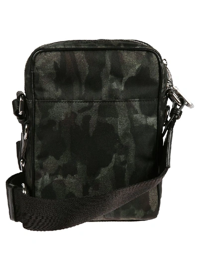 Shop Dolce & Gabbana Camouflage Shoulder Bag In Military Green