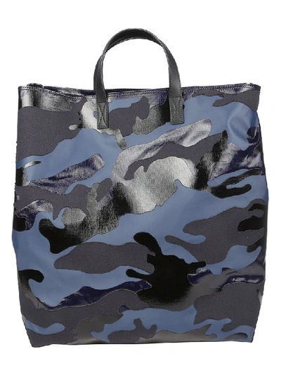 Shop Valentino Tote Bag In Blue