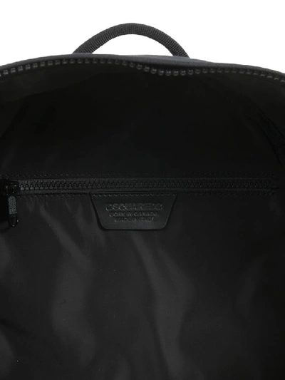 Shop Dsquared2 24 7 Backpack With Logo In Nero