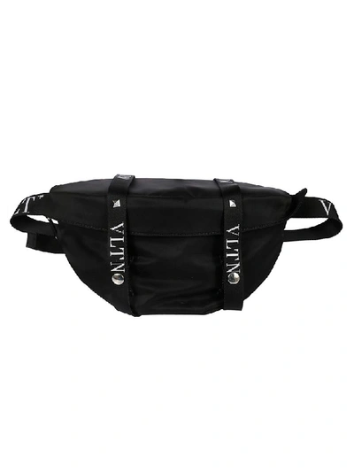 Shop Valentino Vltn Belt Bag In Basic