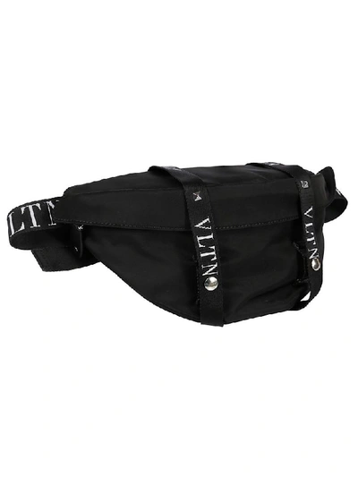 Shop Valentino Vltn Belt Bag In Basic