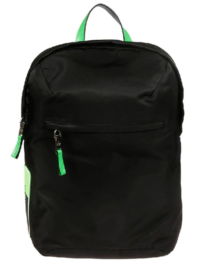 Shop Prada Top Zip Backpack In Black