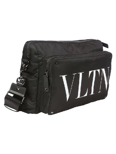 Shop Valentino Messenger Bag In Black