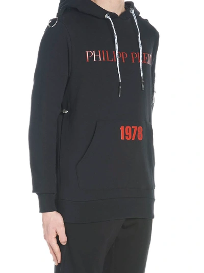 Shop Philipp Plein Hoodie In Black