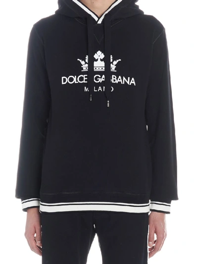 Shop Dolce & Gabbana Hoodie In Black