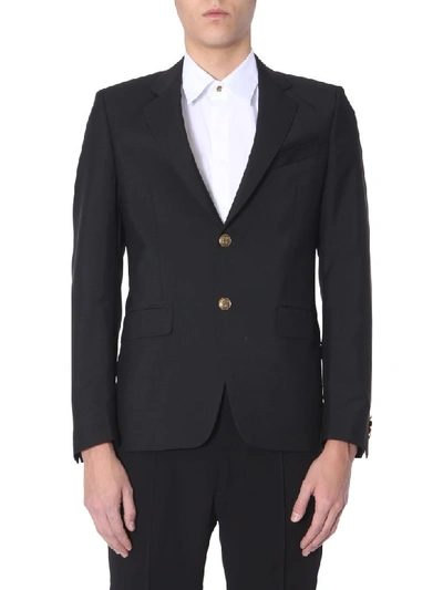 Shop Givenchy 4g Jacket With Buttons In Nero