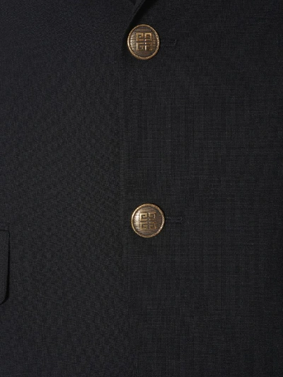 Shop Givenchy 4g Jacket With Buttons In Nero