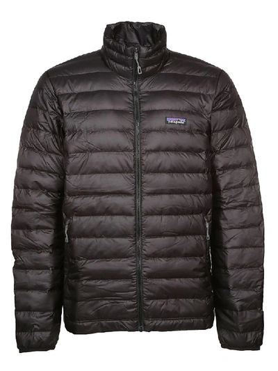 Shop Patagonia Zipped Padded Jacket In Blk
