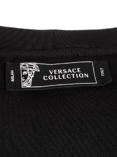 Shop Versace Logo Sweatshirt In Black