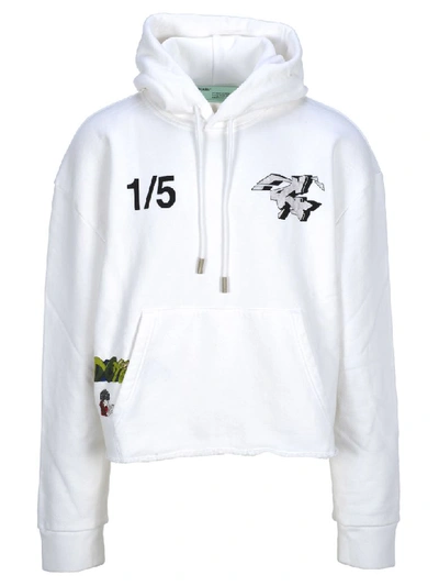 Shop Off-white Off White  Graffiti Print Hoodie