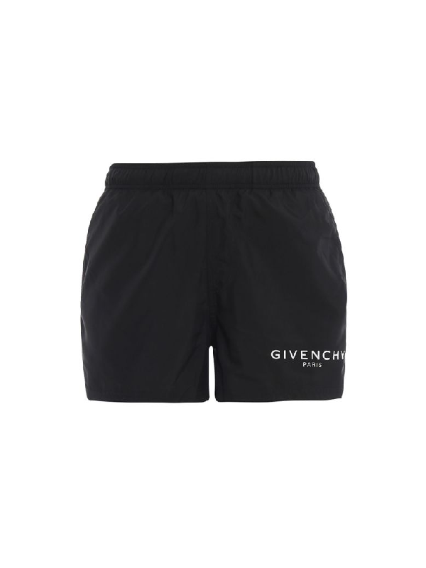givenchy logo swim shorts