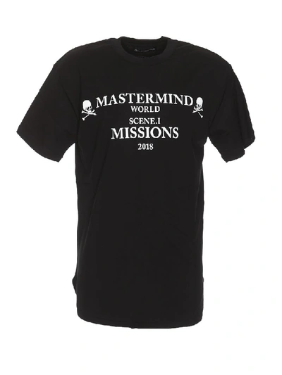 Shop Mastermind Japan Mastermind World T-shirt In Black