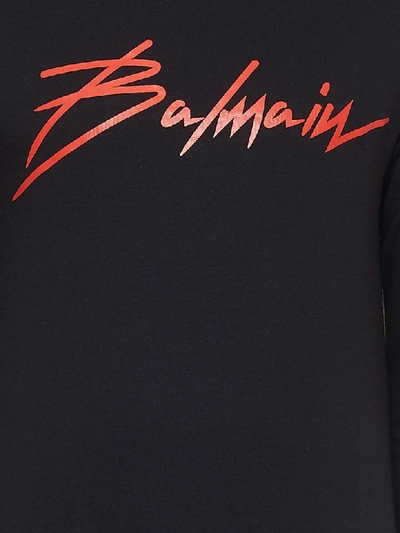 Shop Balmain Sweatshirt In Black