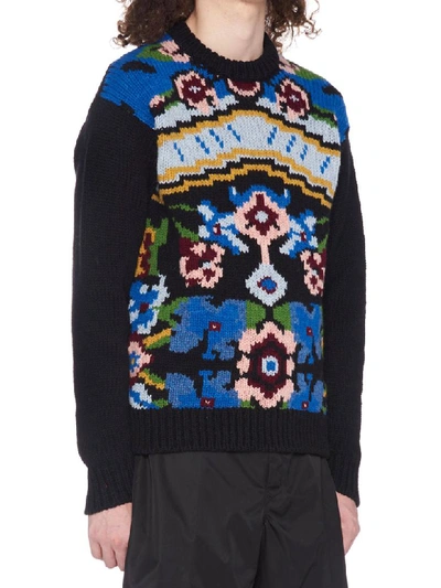 Shop Prada Sweater In Black