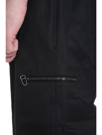 Shop Oamc Regs Black Cotton Pants