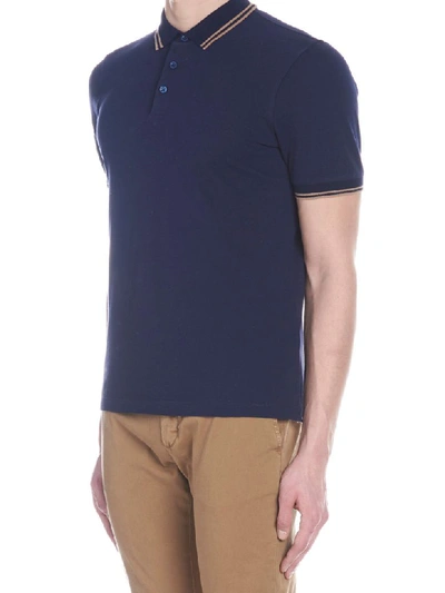 Shop Brunello Cucinelli Polo In Blue