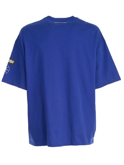 Shop Lanvin Printed T-shirt In Blue