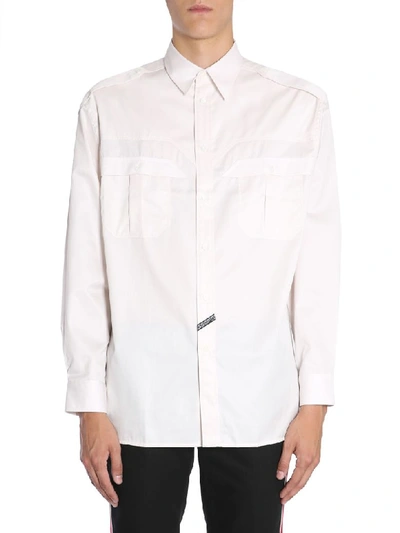 Shop Givenchy Shirt With Pockets In Avorio