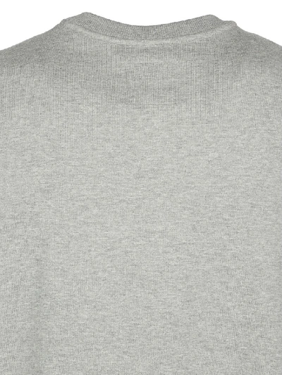 Shop Valentino Sweatshirt In Grigio Melange