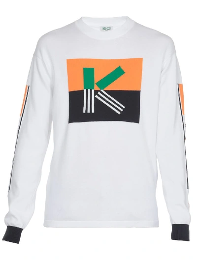Shop Kenzo Cotton Sweatshirt In White
