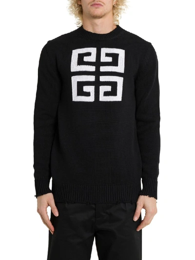 Shop Givenchy 4g Sweater In Nero
